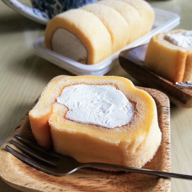 もちもちロールケーキを狙い中