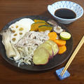 レンジで簡単10分！豚肉もやしと秋野菜の蒸し料理 by KOICHIさん