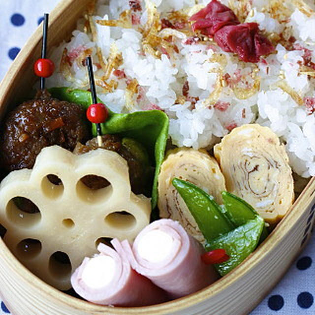 ■　野菜たっぷり甘辛肉団子弁当　■