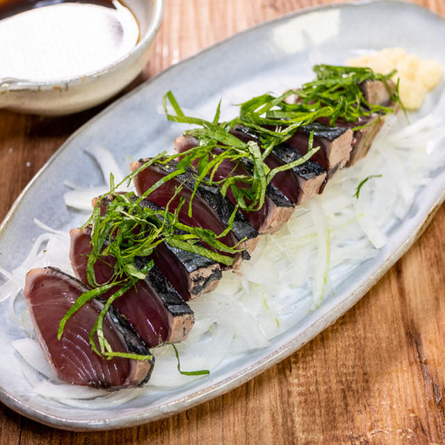 ちょっとの手間で「鰹のたたき」を美味しく食べよう&「その日の食卓風景」