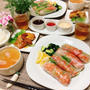 生春巻きの夕ご飯