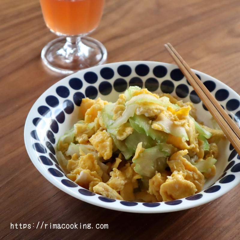 【レシピ】セロリと卵のナンプラー炒め