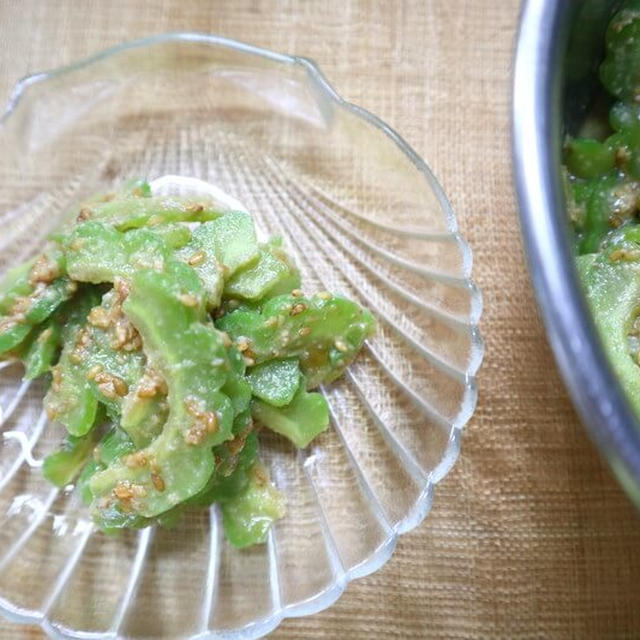 ゴーヤとごまの風味が引き立つ甘味噌和えの作り方