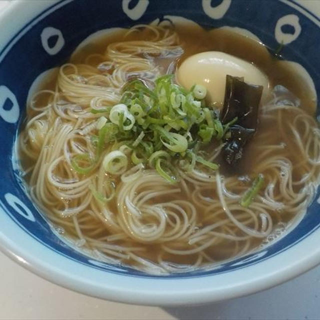 おでんリメイクでお昼ご飯に、にゅう麵＆カリンの実