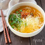【寒いにオススメレシピ】サッパリキムチのチーズうどん