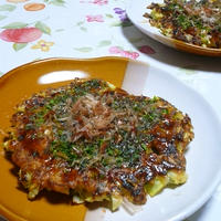 ラクラク混ぜ込みお好み焼きをつくりました