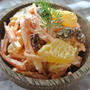 スパイス大使☆にんじんとオレンジのデザートサラダとリメイクマフィン