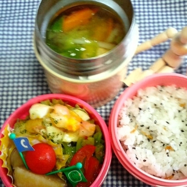 つみれスープ&ミニグラタン弁当