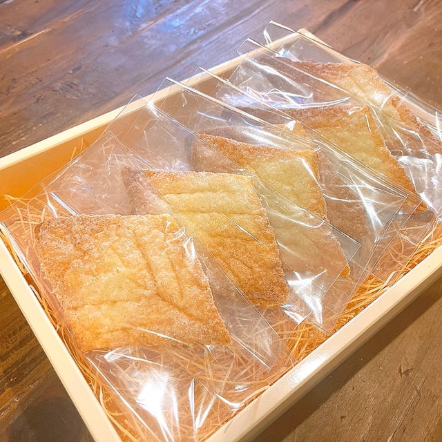 材料3つでリーフパイです！！