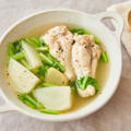 【糖質控えめレシピ】鶏手羽のジンジャースープ