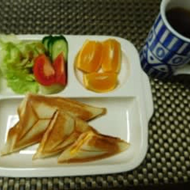 卵とハムのホットサンド♪ 
