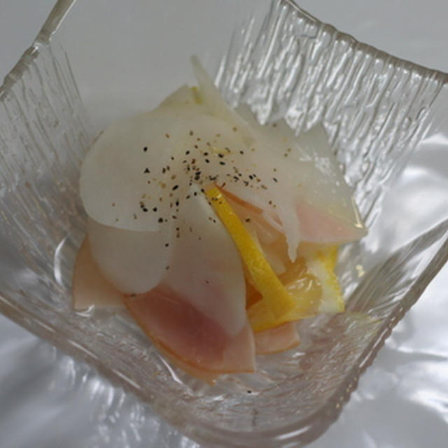 大根とハムのレモンマリネ★★★