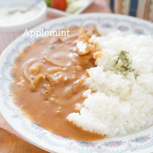 ビーフストロガノフのランチ