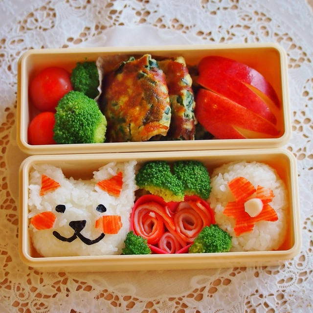 猫ちゃんのおにぎり弁当