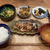 【献立】豚肉の米麹漬け焼き、ニラ玉、さつま芋のバター焼き、お漬物、カブとキャベツのお味噌汁