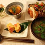 野菜・牛グリル＆ホタテフライとか