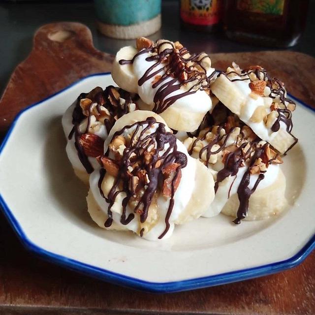 ヘルシーすぎる❤ひんやりとまらんフローズンチョコバナナ❤