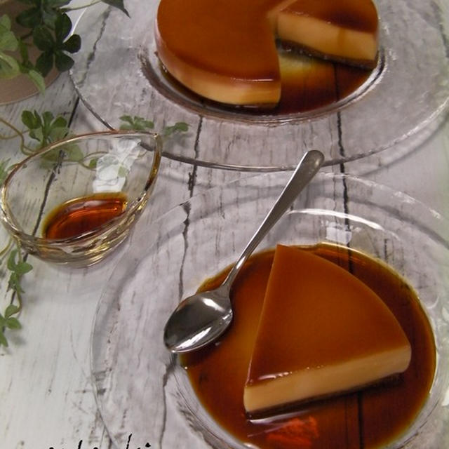 冷やして作るプリンケーキ３回目