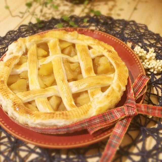 甘くないりんごでアップルパイ ◡̈♥︎