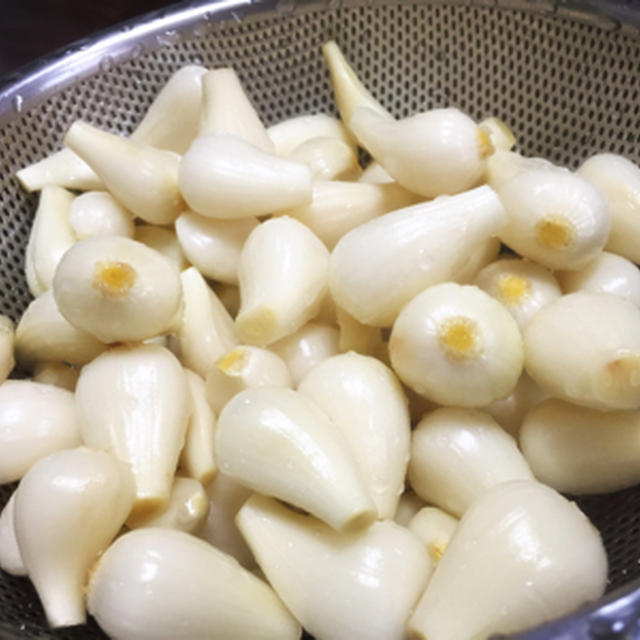 らっきょう漬けました