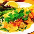 楽する夕食1週間献立､4日目｡牡蠣のバインセオ風、簡単アジアン料理。 by 管理栄養士らいすさん