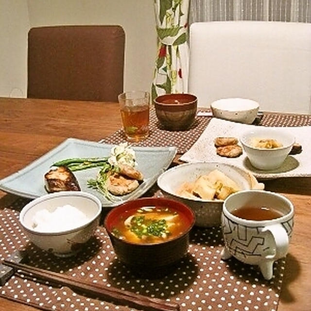 ぶりの塩麹漬け焼きプレート