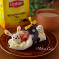 イースターウサギのサンドシナイッチ☆紅茶でひらめきのある朝を♪リプトンひらめき朝食レシピ(その１４) by めろんぱんママさん