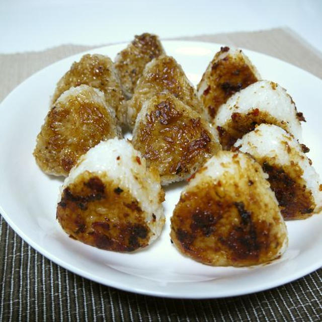 ミニ焼きおにぎり2種♪