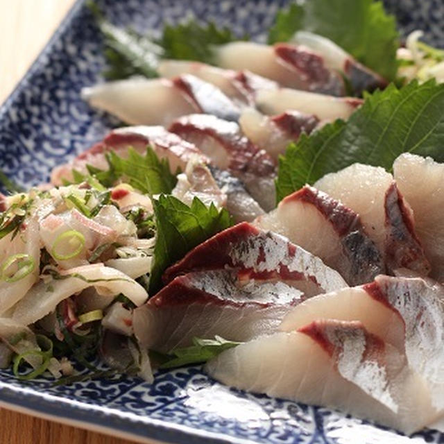 鯵のお刺身