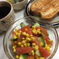 1215♡花金朝ごパン