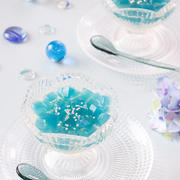 【簡単おやつ】梅雨の季節におすすめ！あじさいゼリー