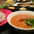 ミートボールカレーとヤングコーンの夕食