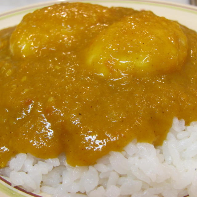 ポーチドエッグカレー