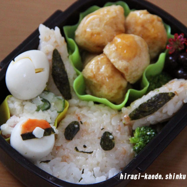 イーブイ弁当と旦那弁当