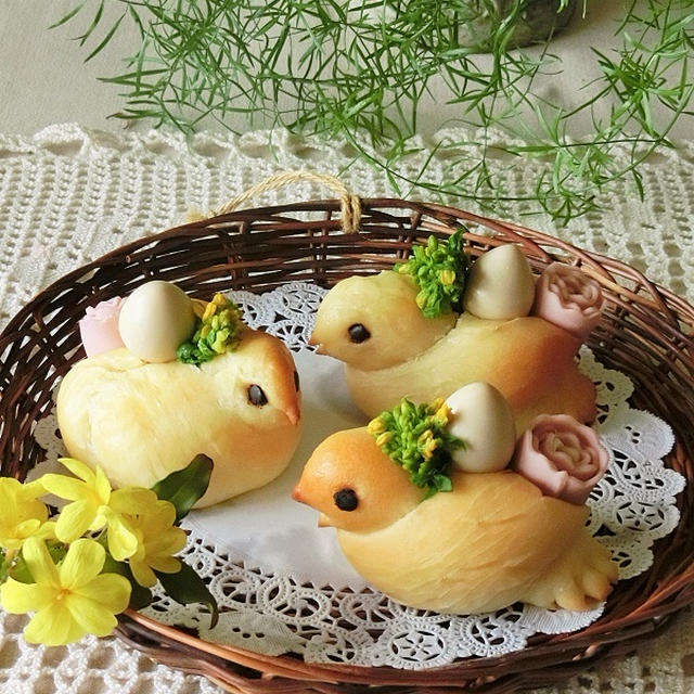 レシピ かわいい小鳥パンのイースターサンドイッチ By Bibiすみれさん レシピブログ 料理ブログのレシピ満載