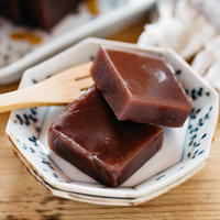 Yokan, A Traditional Japanese Wagashi Dessert