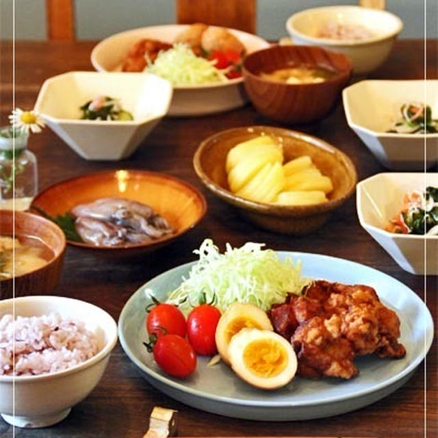 から揚げ定食