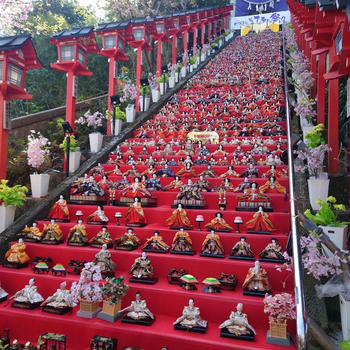 勝浦ビッグひな祭り　遠見岬神社