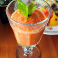 夏野菜の栄養ドリンク「トマトのガスパチョ」。 by musashiさん