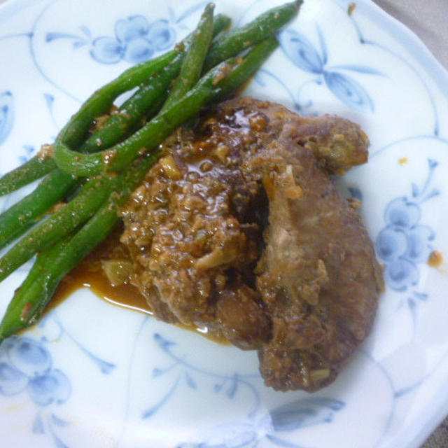 まぐろの！ほほ肉で♪ガーリック醤油麹焼き★