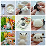 Tutorial for Panda Onigiri Set for Bento 
