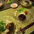 夕飯（ハンバーグ・もずく素麺） by manekinkoさん