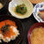 いくらご飯の定食と豆腐チゲ