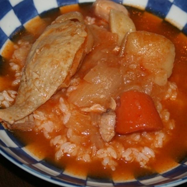 1月9日　　鶏ぶつの ケチャップシチューごはん