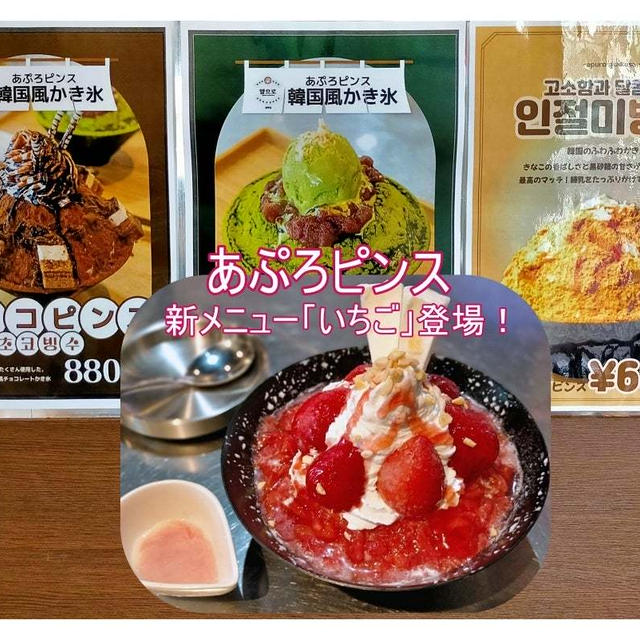 小さな韓国｢あぷろ東京浅草店｣でランチとピンス