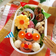キャラ弁＊簡単♪アンパンマンと小パンマン弁当