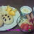 Good－morning Kyonのご飯でパン＆フルーツ盛り～＆野菜サラダ～編じゃよ♪