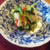 豆苗とはんぺんと赤パプリカのすっきりしお胡麻ドレッシング和え