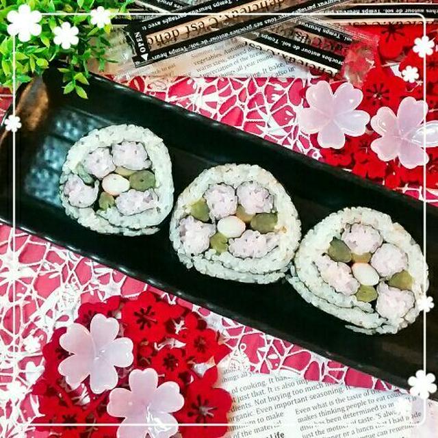 桃の花海苔巻きと時短テク ひな祭り間に合いレシピ レシピブログ