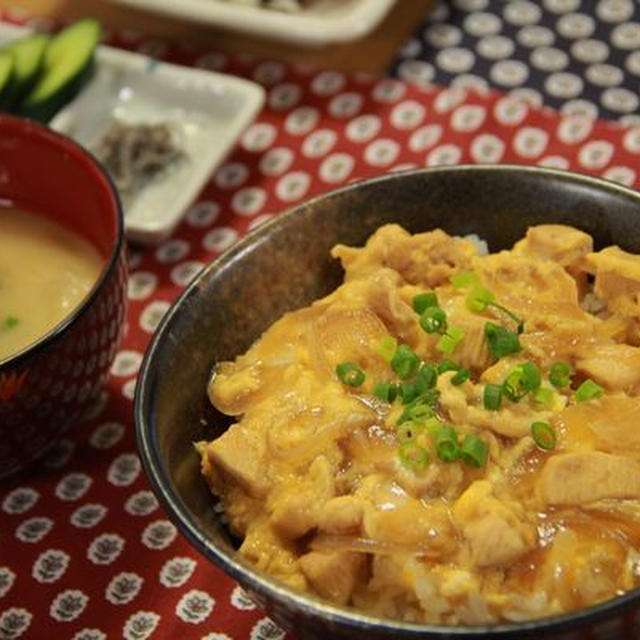 鶏むね肉で親子丼と別府葉子さんコンサート♪